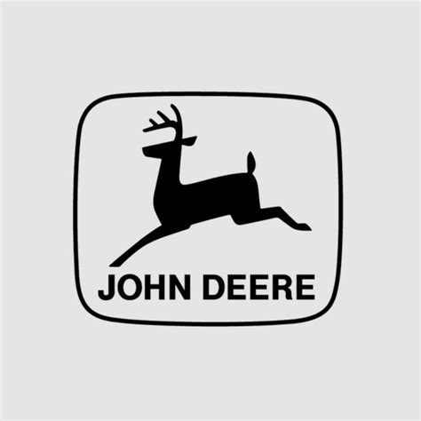 Black John Deere Logo