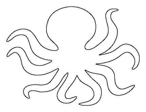 Printable Octopus Template