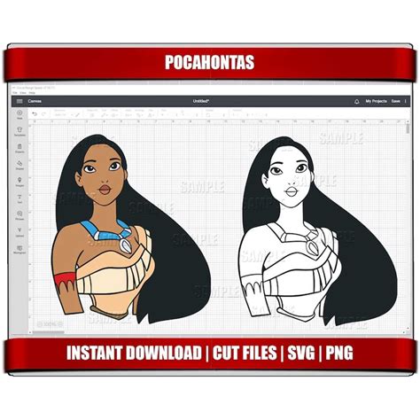 Pocahontas Svg Princess Pocahontas Clipart Png Instant Down Inspire