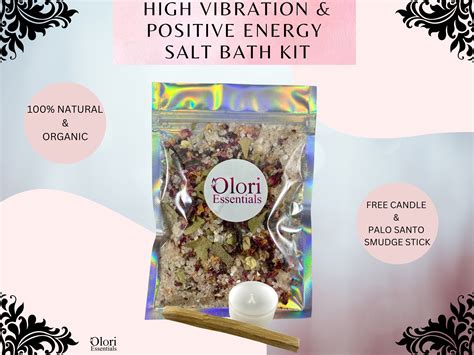 High Vibration And Positive Energy Salt Bath Kit Manifest Destiny Raise