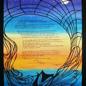 Childrens Poem Wynken Blynken and Nod Papercut Artwork Painting and ...