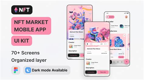 Nft Market Mobile App Ui Kit Figma