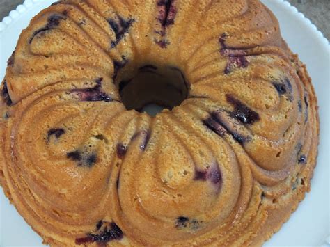 All That S Left Are The Crumbs Bursting With Berries Lemon Curd Bundt