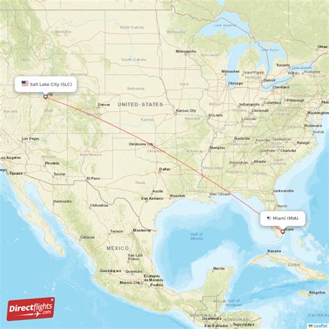 Direct Flights From Miami To Salt Lake City MIA To SLC Non Stop