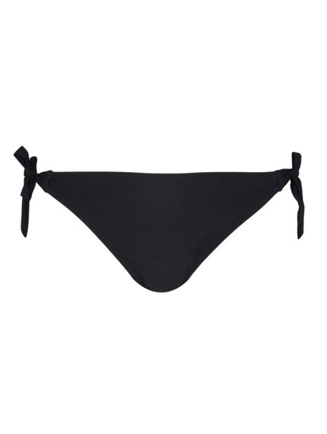 Bas De Bikini Noir De La Collection Ajourage Couture De Lise Charmel