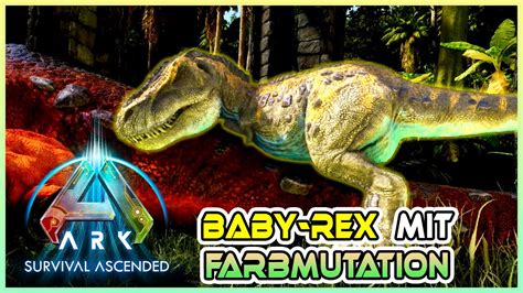 Ark Survival Ascended Rex Baby Mit Farb Mutation Asa Let S