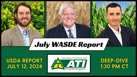 Usda World Agricultural Supply And Demand Estimates Review July 12 2024 Youtube