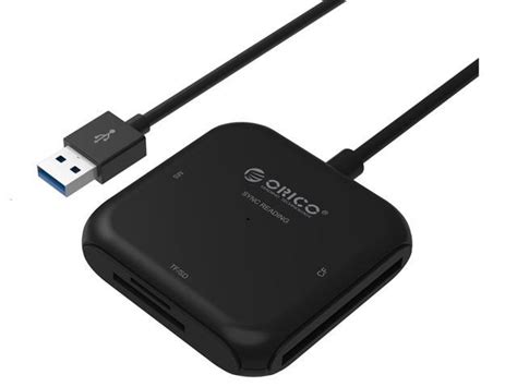 Orico 4 In 1 Usb3 0 Card Reader For Tf Sd Ms Cf 4 Card Read And Write Simultaneously Flash