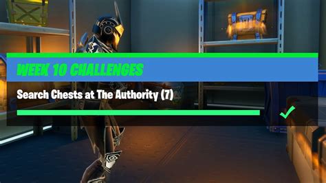 Search Chests At The Authority All Locations Fortnite Week