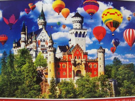 Puzzlebug Jigsaw Puzzle Neuschwanstein Castle Air Balloons Pc