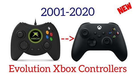 Xbox Controllers Evolution 2001 2020 Youtube