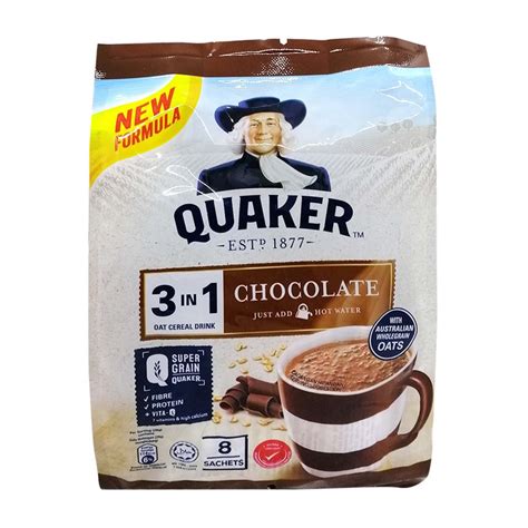 Quaker In Oat Cereal Drink Chocolate S X G Shopee Malaysia