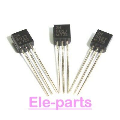 100 PCS 2N6027 TO 92 2N 6027 Programmable Unijunction Transistor EBay