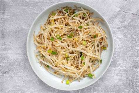 Korean Bean Sprout Salad Sookju Namul Recipe