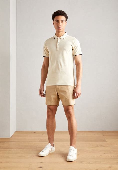 Calvin Klein Stretch Button Polo Stony Beige Beige Zalando It