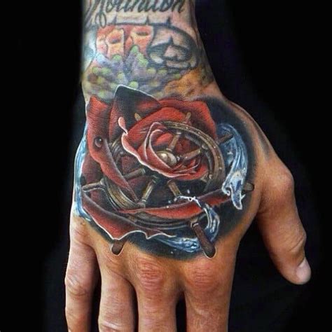 Top 35 Best Rose Tattoos For Men An Intricate Flower