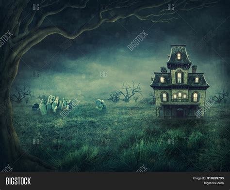 Haunted House Forest Image Photo Free Trial Bigstock