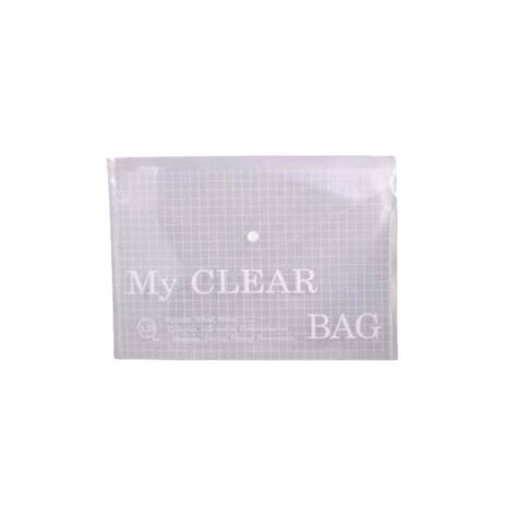 Buy Deluxe My Clear Bag Document Bag A4 Clear Pkt 12pcs Online