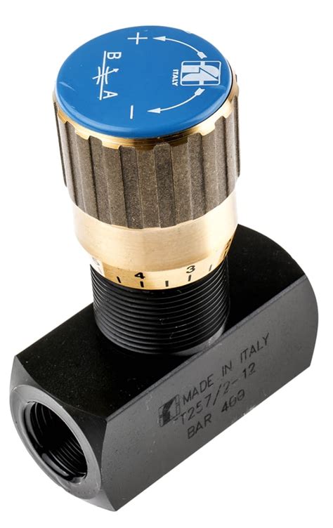 RS PRO RS PRO Inline Mounting Hydraulic Flow Control Valve G 1 2