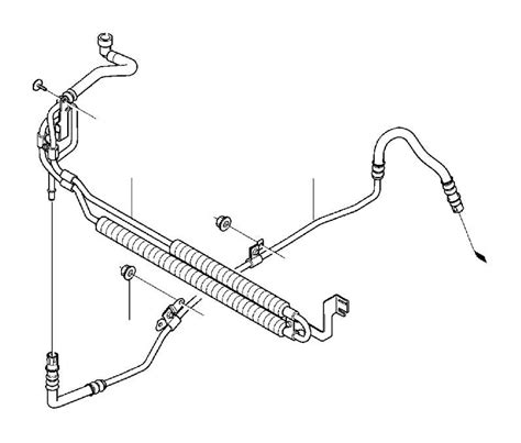 Volvo Xc Power Steering Reservoir Hose Suction Hose