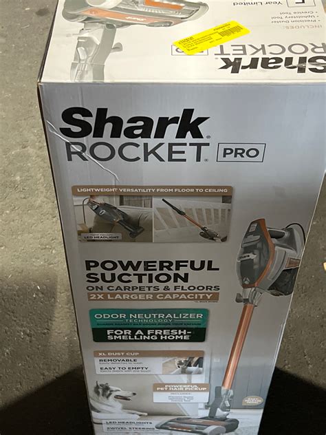 Shark Rocket Pro Corded Stick Vacuum With Odor Neutralizer Technology