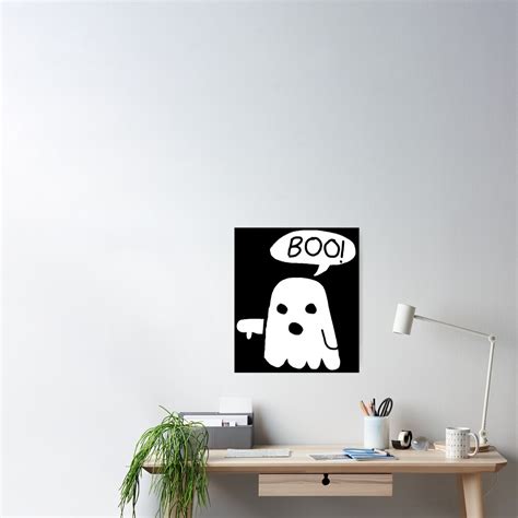 Boo Thumbs Down Poster By Overclock360 Redbubble