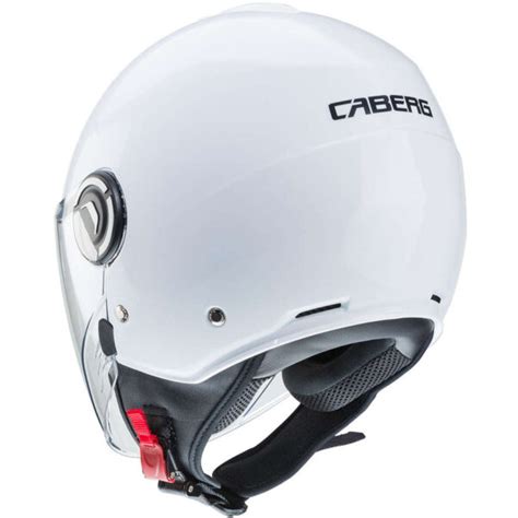 Casco Moto Jet Caberg RIVIERA V4 Bianco Lucido Doppia Visiera ALFAMOTO