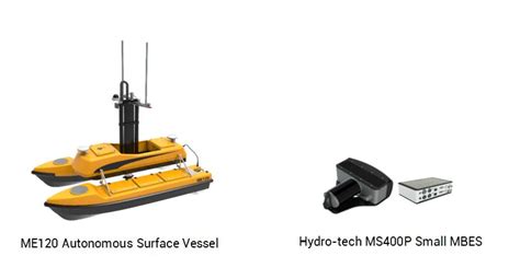 Compact Usv Me Carried Out Multibeam Mapping On A Sediment Laden