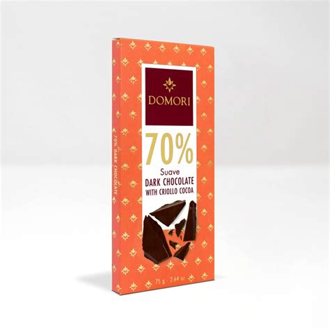 Domori Suave Criollo 70 Dark Chocolate Bar 75g Chocosphere