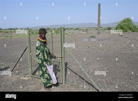 Kenia Turkana Dorf Nariokotome Ausgrabungsst Tte Von Turkana Boy