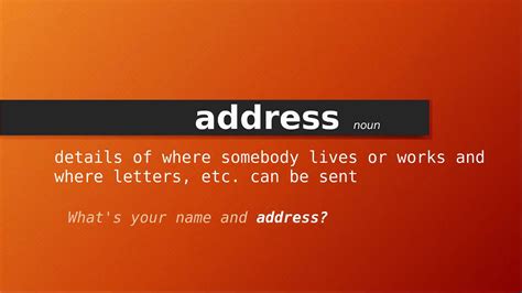 addressee meaning start    populating  adding
