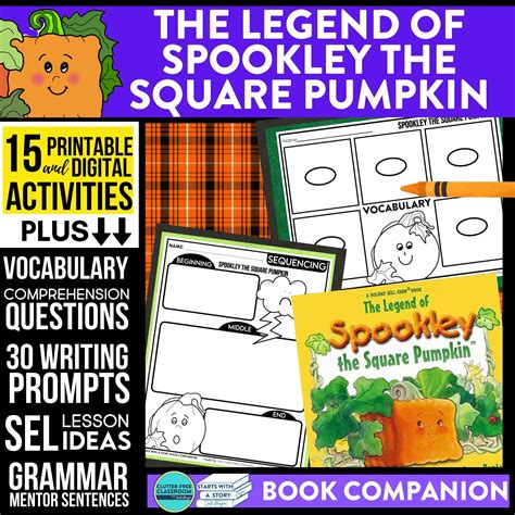 legend  spookley  square pumpkin activities  lesson plans