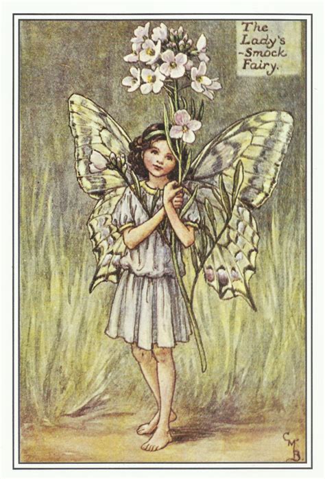 Ladys Smock Fairy By Cicely Mary Barker Flower Fairies Etsy