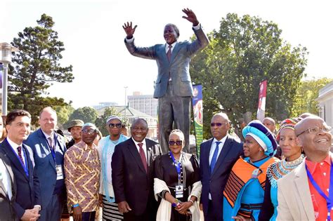 Seeds Of Greatness Take A Look The Two Statues Unveiled By Ramaphosa