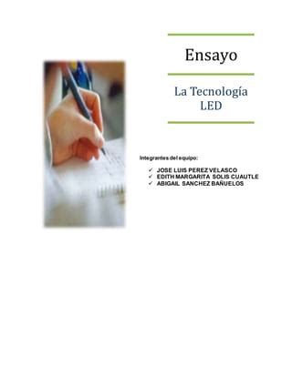 Tecnologia LED Ensayo PDF Descarga Gratuita