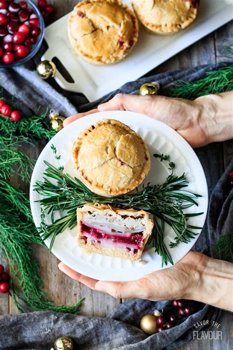 Leftover Turkey Cranberry Mini Pies Recipe Thanksgiving Leftover