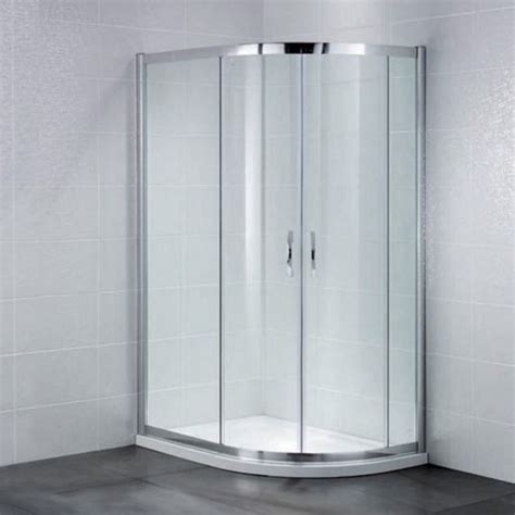 April Identiti2 Offset Double Door Quadrant Shower Enclosure 900mm X