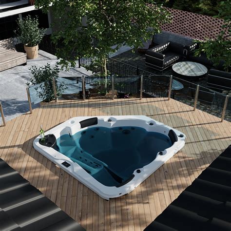 Jacuzzi Całoroczne Lorraine 210x210 Idealne Do Ogrodu Polski Produkt