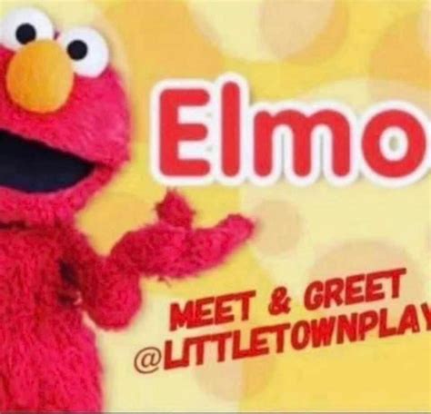 Elmo Live Meet And Greet Little Town Play Delray Beach July 2 2023