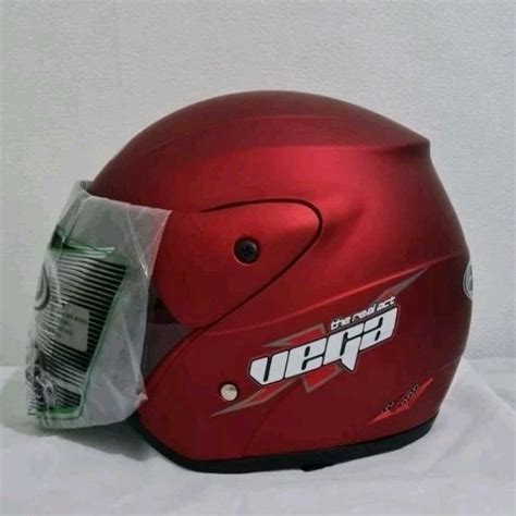 Jual Promo Helm Motor Sni Evo Helm Half Face Single Visor Black Helm