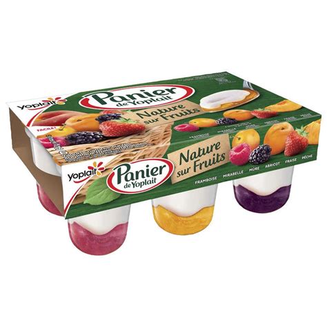 Grossiste Yaourt Nature Sur Lit De Fruits Panaché 6x140g Yoplait