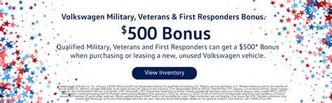 Military First Responder Bonus Bill Jacobs Volkswagen