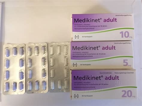 Capsule Divider Kapselinhaltsteiler 5mg Medikinet Adult Por Loni