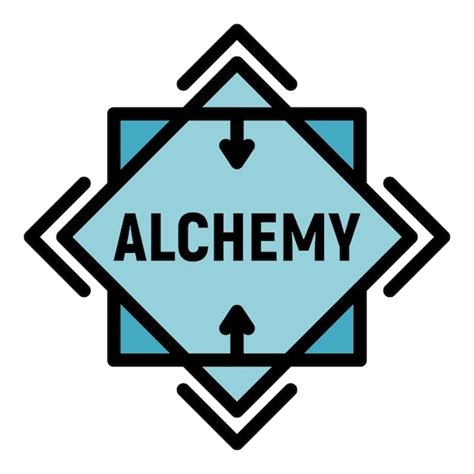 Premium Vector Alchemy Icon Outline Alchemy Vector Icon Color Flat