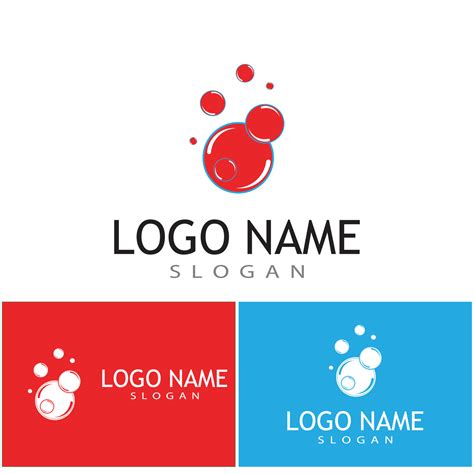 Bubble logo template vector icon illustration 8326682 Vector Art at ...