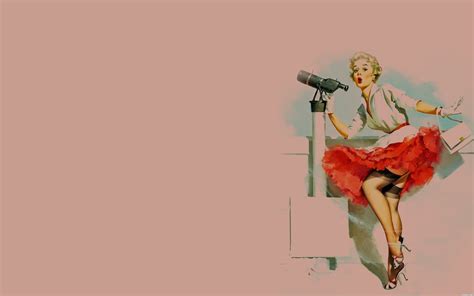 Classic Pin Up Wallpaper Wallpapersafari