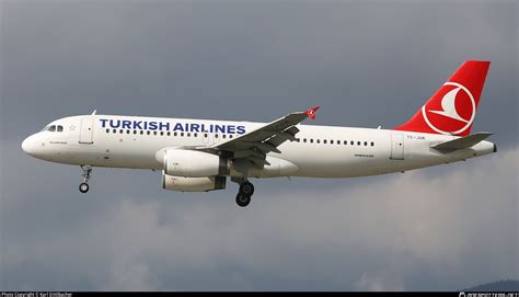 TC JUK Turkish Airlines Airbus A320 232 Photo By Karl Dittlbacher ID