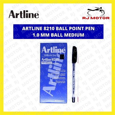 Jual Bolpen Ballpoint Pen Artline 8210 1 Mm Medium Black Hitam Asli