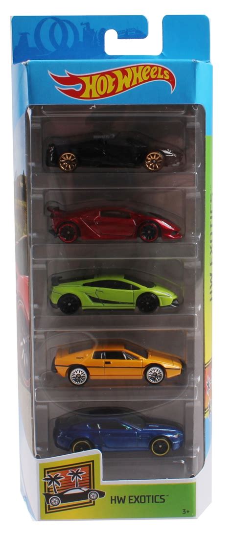 Hot Wheels Exotics 5 Pack