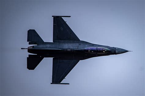 F-16 Viper Demonstration Team performs at the F-16 First Flight 50th ...